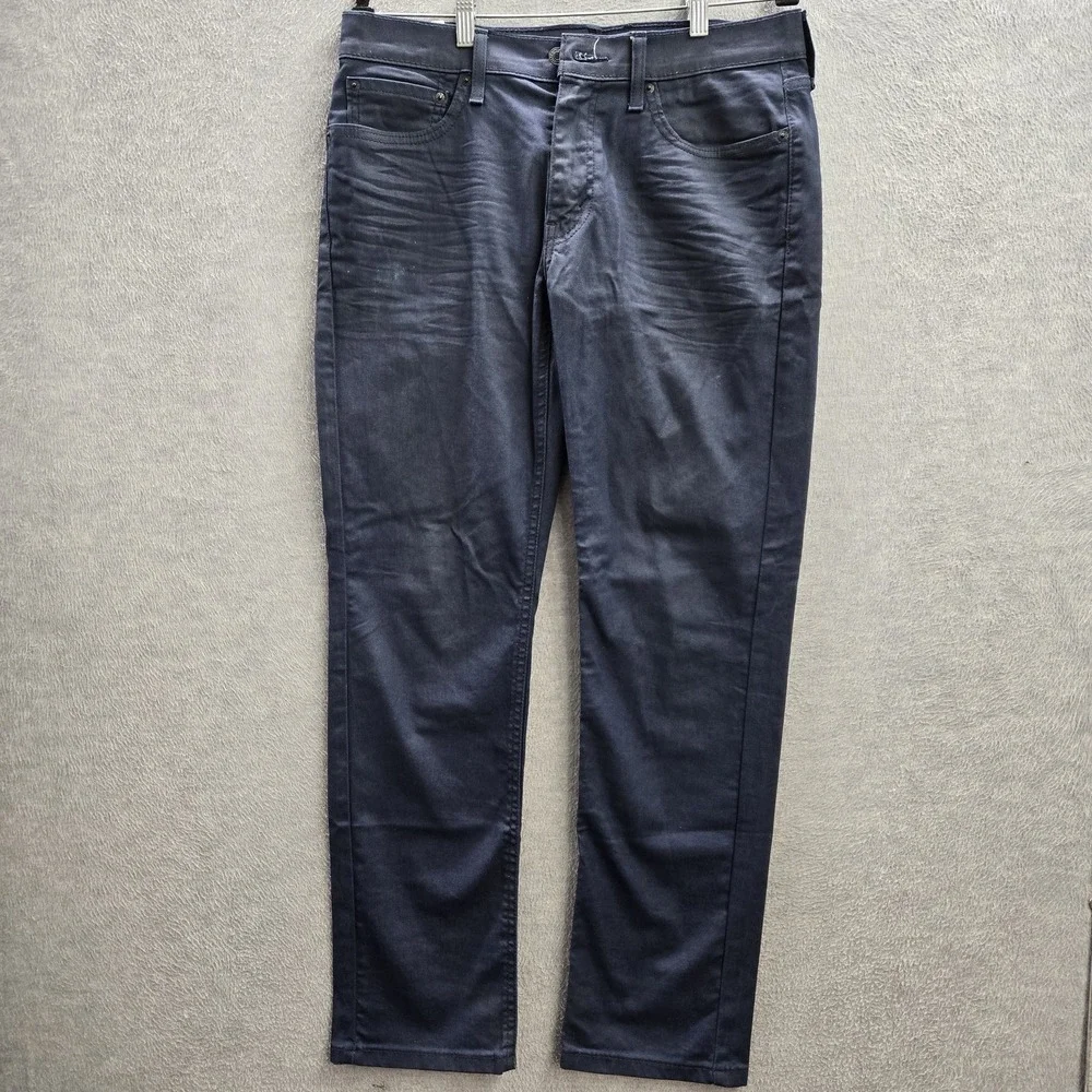 Levi's 541 Men Jeans 31X32 Navy Tapered Athletic Fit Twill 32